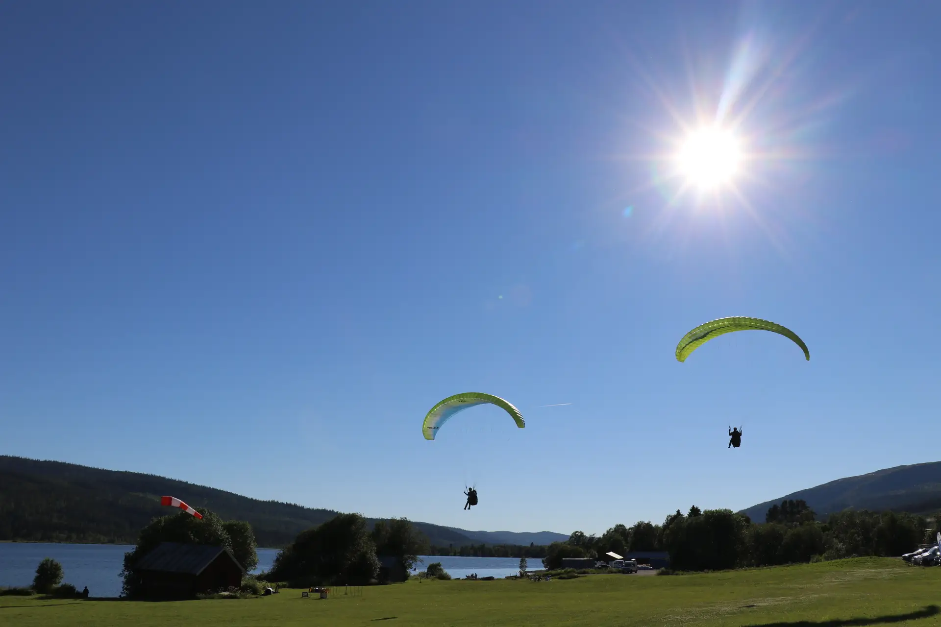 Skysport tandemflyg i Åre