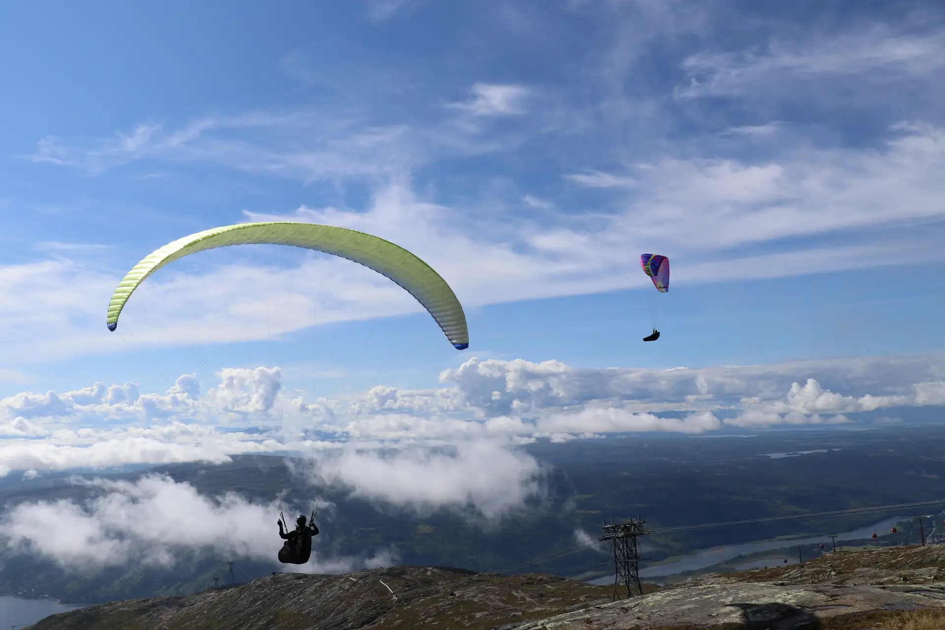 Skysport tandemflyg i Åre